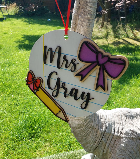 3D name sign classroom decor