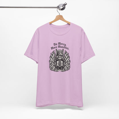Plague Doctor Throne in Flames Tee