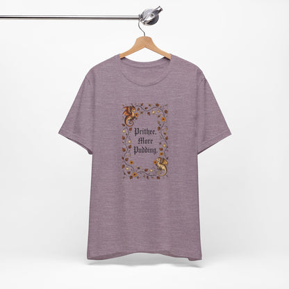 Dragon Floral Frame - Medieval Humor T-Shirt