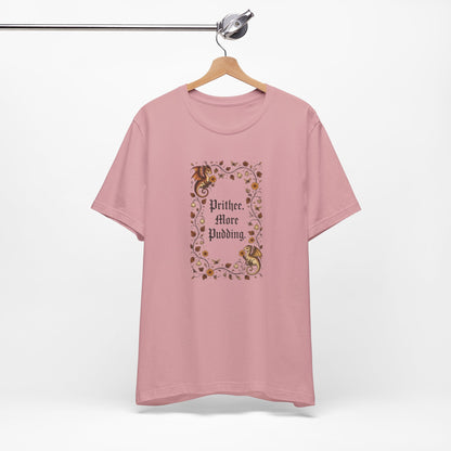 Dragon Floral Frame - Medieval Humor T-Shirt