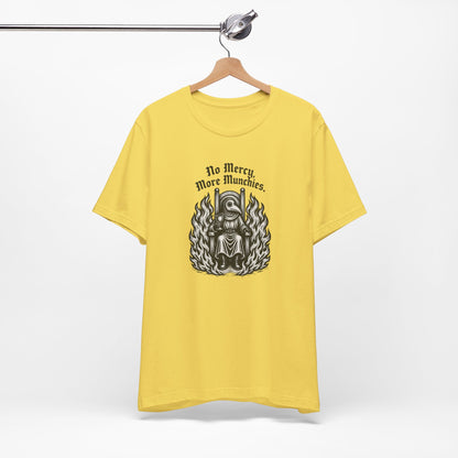 Plague Doctor Throne in Flames Tee