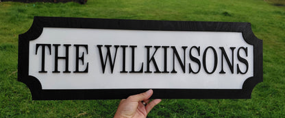 Custom 3D Train/street sign