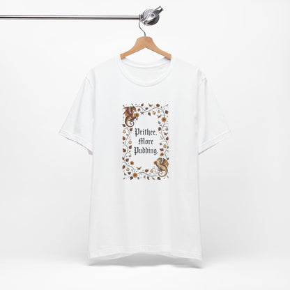 Dragon Floral Frame - Medieval Humor T-Shirt