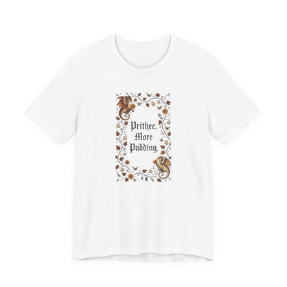 Dragon Floral Frame - Medieval Humor T-Shirt