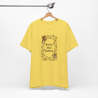 Dragon Floral Frame - Medieval Humor T-Shirt