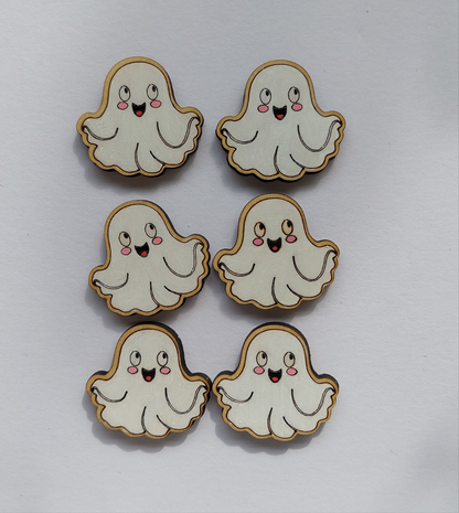 Cute Ghost Magnets - Set if 6