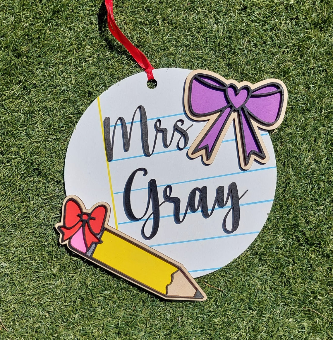 3D name sign classroom decor