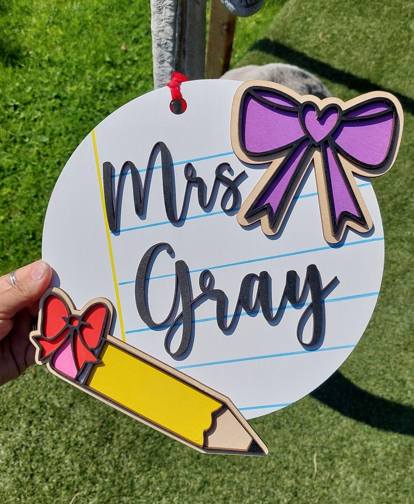 3D name sign classroom decor