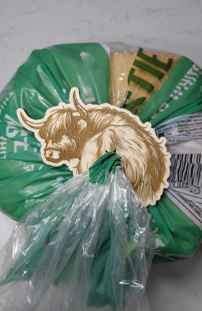 Highland Cow Bread bag clip