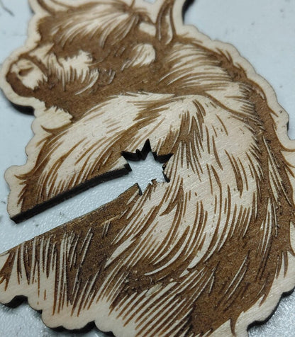 Highland Cow Bread bag clip