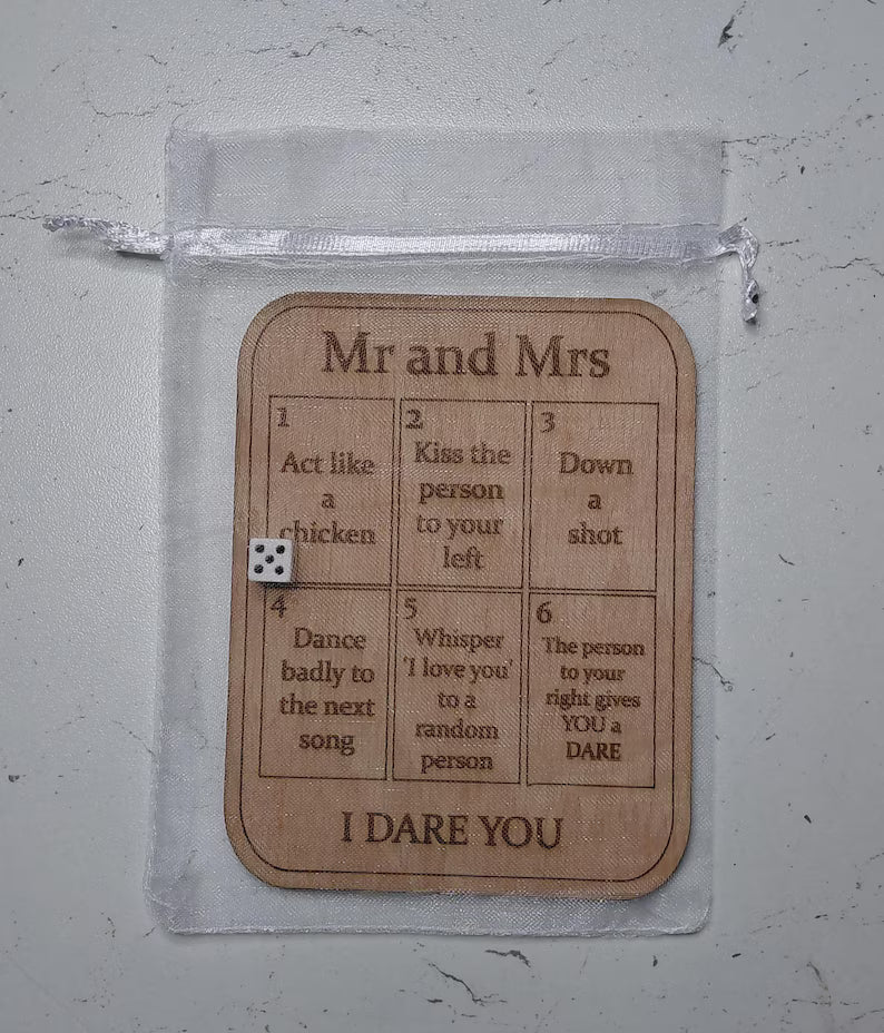 I dare you mini game.