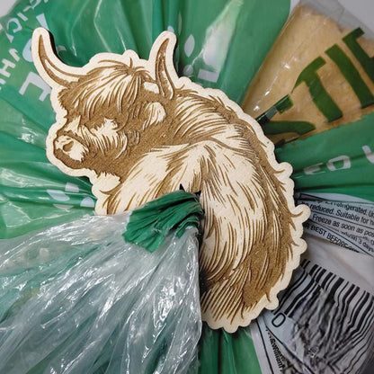 Highland Cow Bread bag clip