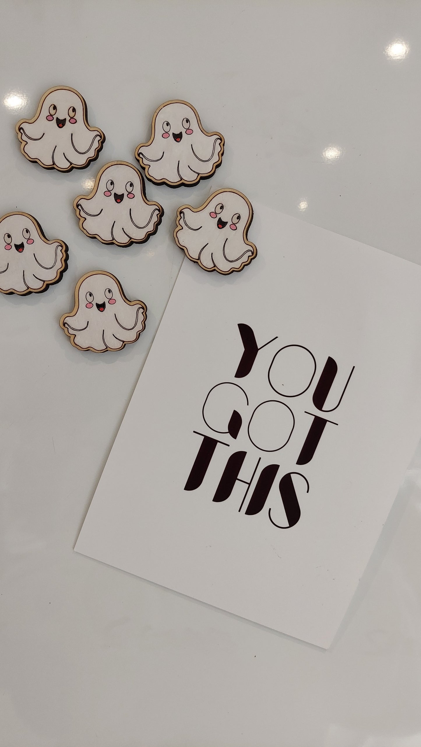 Cute Ghost Magnets - Set if 6
