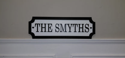 Custom 3D Train/street sign