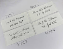 Load image into Gallery viewer, Custom Labels, Personalised Labels for Crafts, Self Application labels, Wedding labels, Party labels, Bespoke Party lables, Bespoke Wedding
